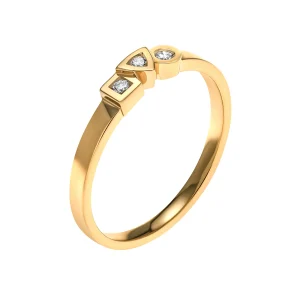 Bague Alchimie Trilogie 0,045 carat