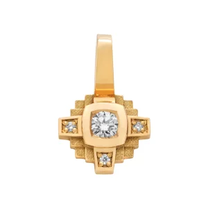 Pendentif Esther Diamant blanc 0,10 ct et diamants