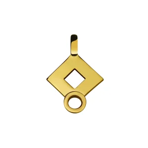 Pendentif signe Losange en or Tournaire