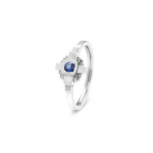 Bague Esther Saphir bleu 3 mm