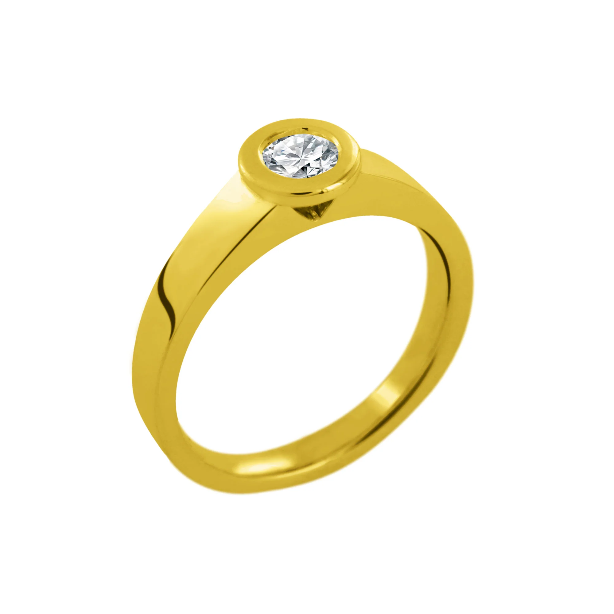 Bague Solitaire Envie diamant en or – Image 2