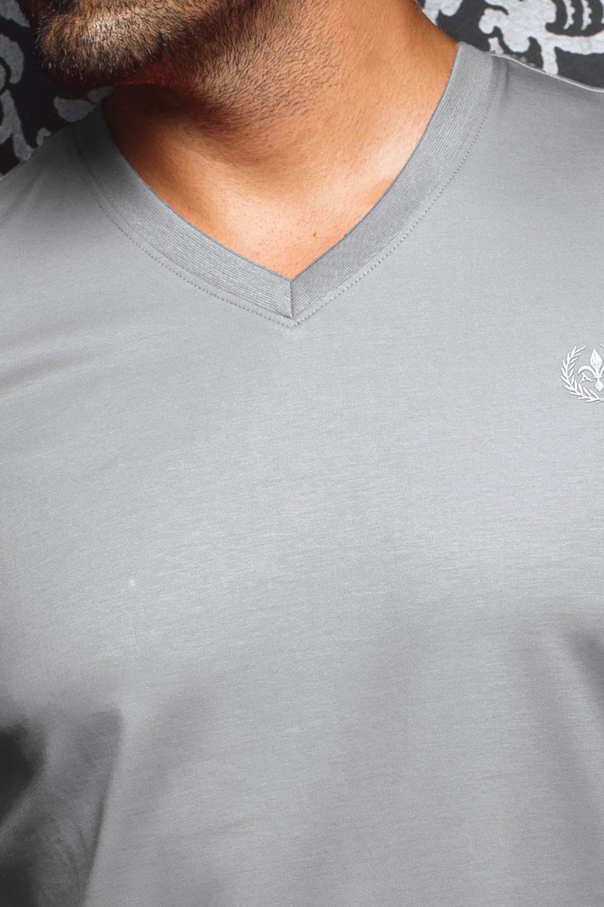 T-shirt | MICHAEL-V, light grey – Image 2