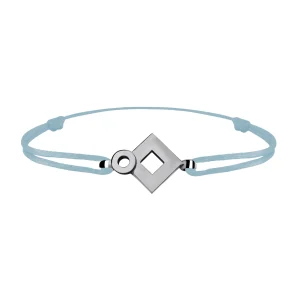 Bracelet lien Tournaire signe éclipse losange or