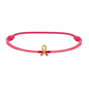 Bracelet Octobre Rose en or rose
