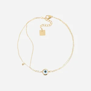 Chaîne de cheville Nazareth (Acier doré)