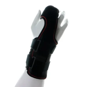 Attelle Doigt Et Poignet Respirable Avec Intérieur En Coton