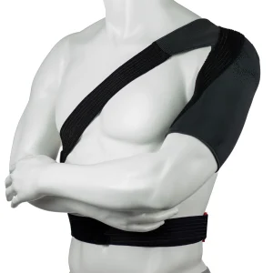 Attelle épaule de contention tricotée avec coussinet ergonomique en mousse
