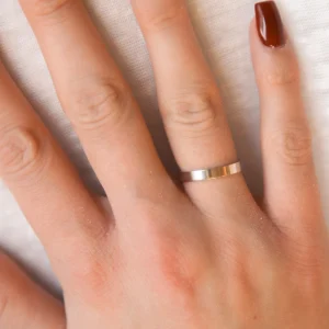 Bague alliance en argent