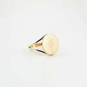 Bague Bagan (Acier doré)
