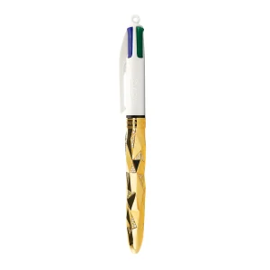 BIC 4 Couleurs "Bic x Orlinski x Tournaire" or jaune et diamants