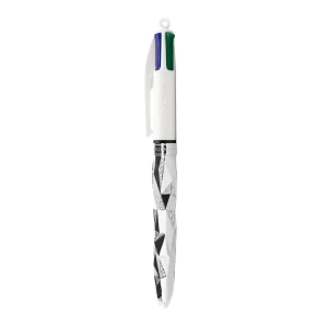 BIC 4 Couleurs "Bic x Orlinski x Tournaire" or blanc et diamants