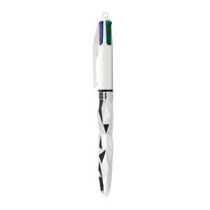 BIC 4 Couleurs "Bic x Orlinski x Tournaire" or blanc