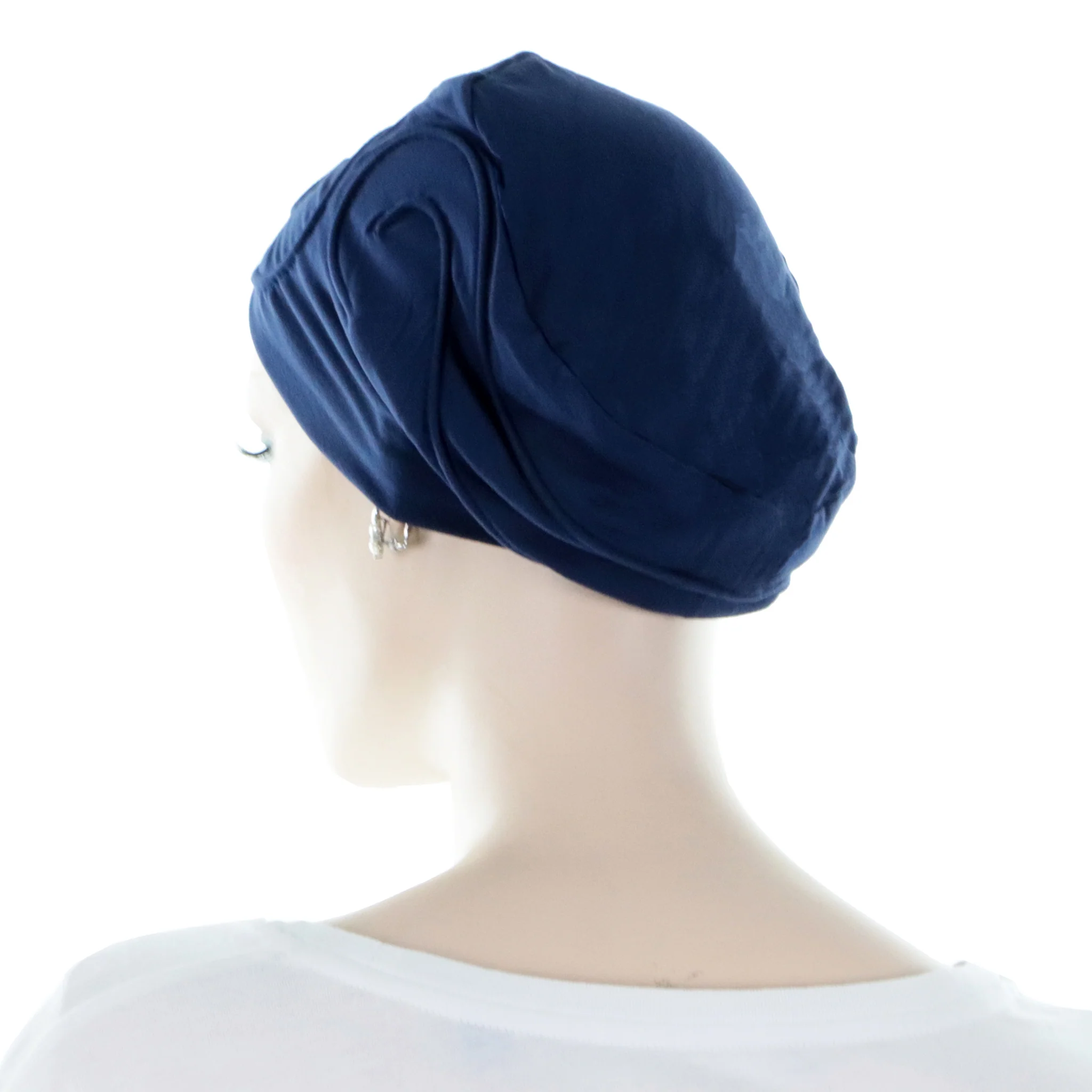 Bonnet Cancer En Bambou Biologique Avec Tissu Décoré – Image 5