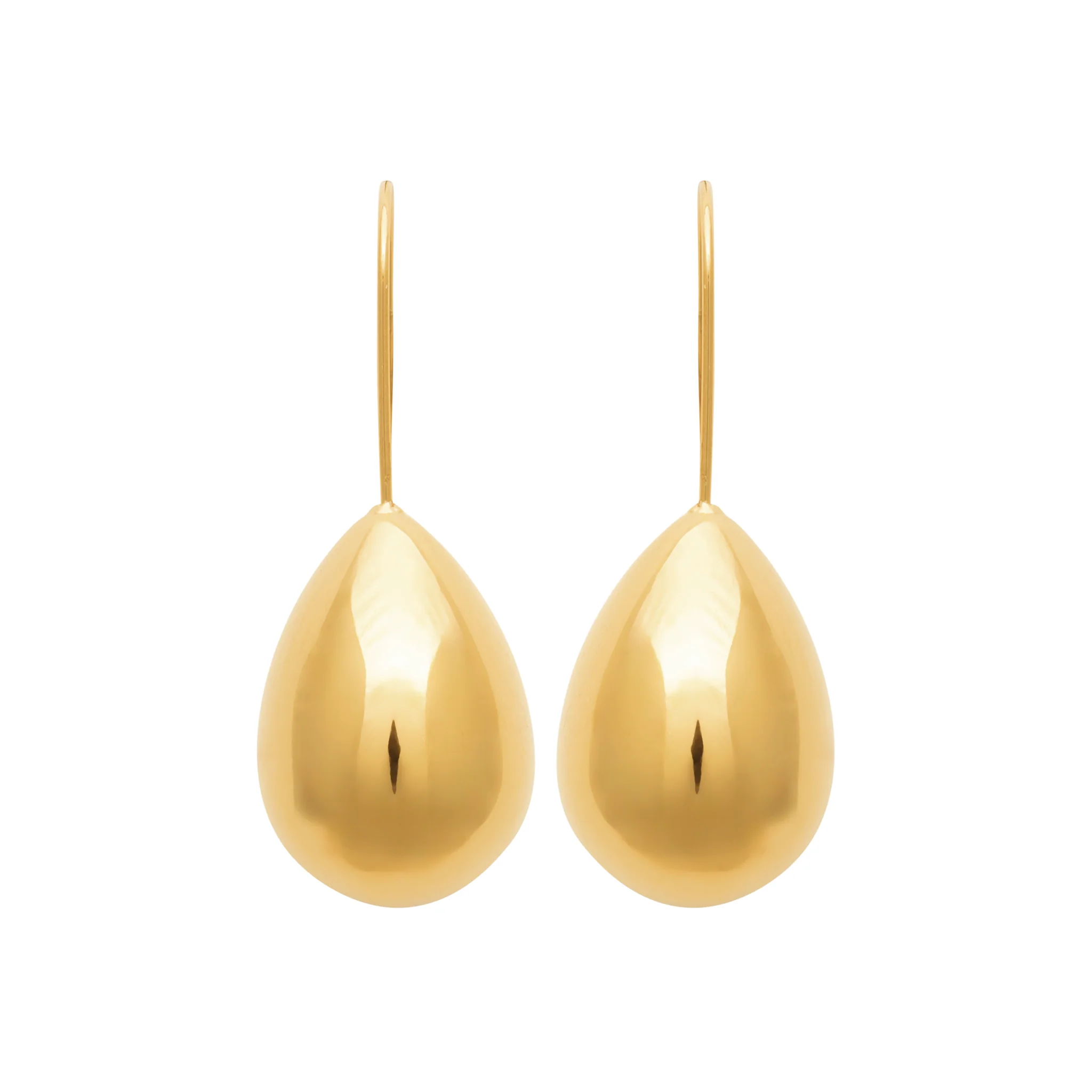 Boucles d’oreilles goutte dorée – en acier inoxydable – Image 3