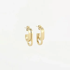 Boucles d'oreille Archi (Acier doré)