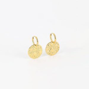 Boucles d’oreilles Théodor (Acier doré)