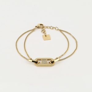 Bracelet Daisy (Acier doré)