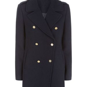 caban bleu marine femme