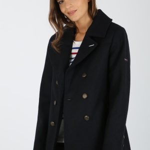 caban bleu marine femme