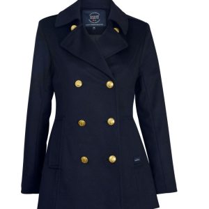 caban bleu marine femme
