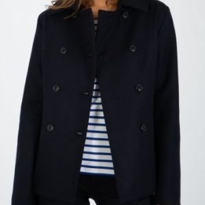 caban bleu marine femme