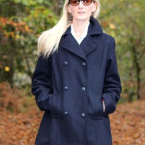 caban bleu marine femme