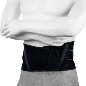 Ceinture lombaire compressive avec compresse de gel chaud froid détachable en néoprène