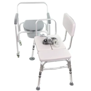 Combo Toilette Portative Et Aides À Se Laver Pour Le Bain