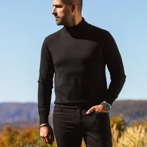 CHANDAIL EN LAINE MÉRINOS | ARKANES, Black