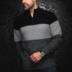 CHANDAIL EN LAINE MÉRINOS | DALVIK, Black