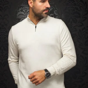 CHANDAIL EN LAINE MÉRINOS | MESTA, Cream