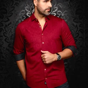 CHEMISE | DUNN, Burgundy