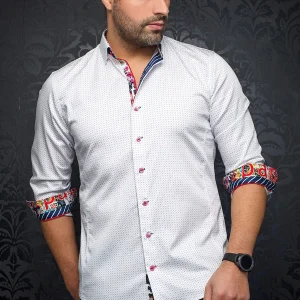 Chemise - PALMER, White Fuchsia