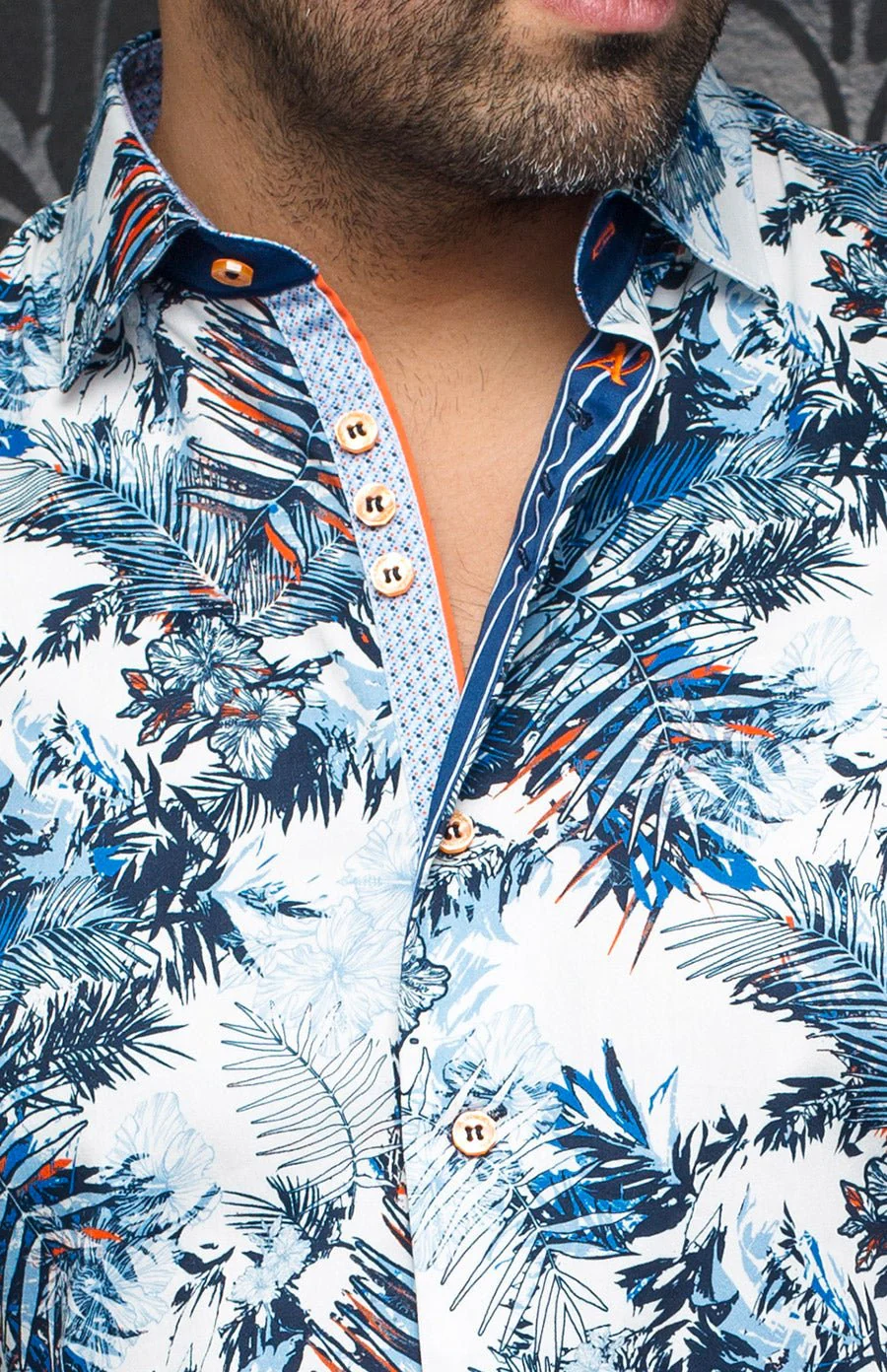 Chemise - RENAUD, White Blue – Image 2