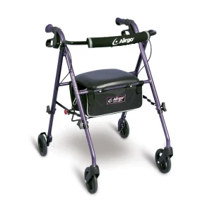 Déambulateur Léger Airgo Avec Siège Et 4 Roues