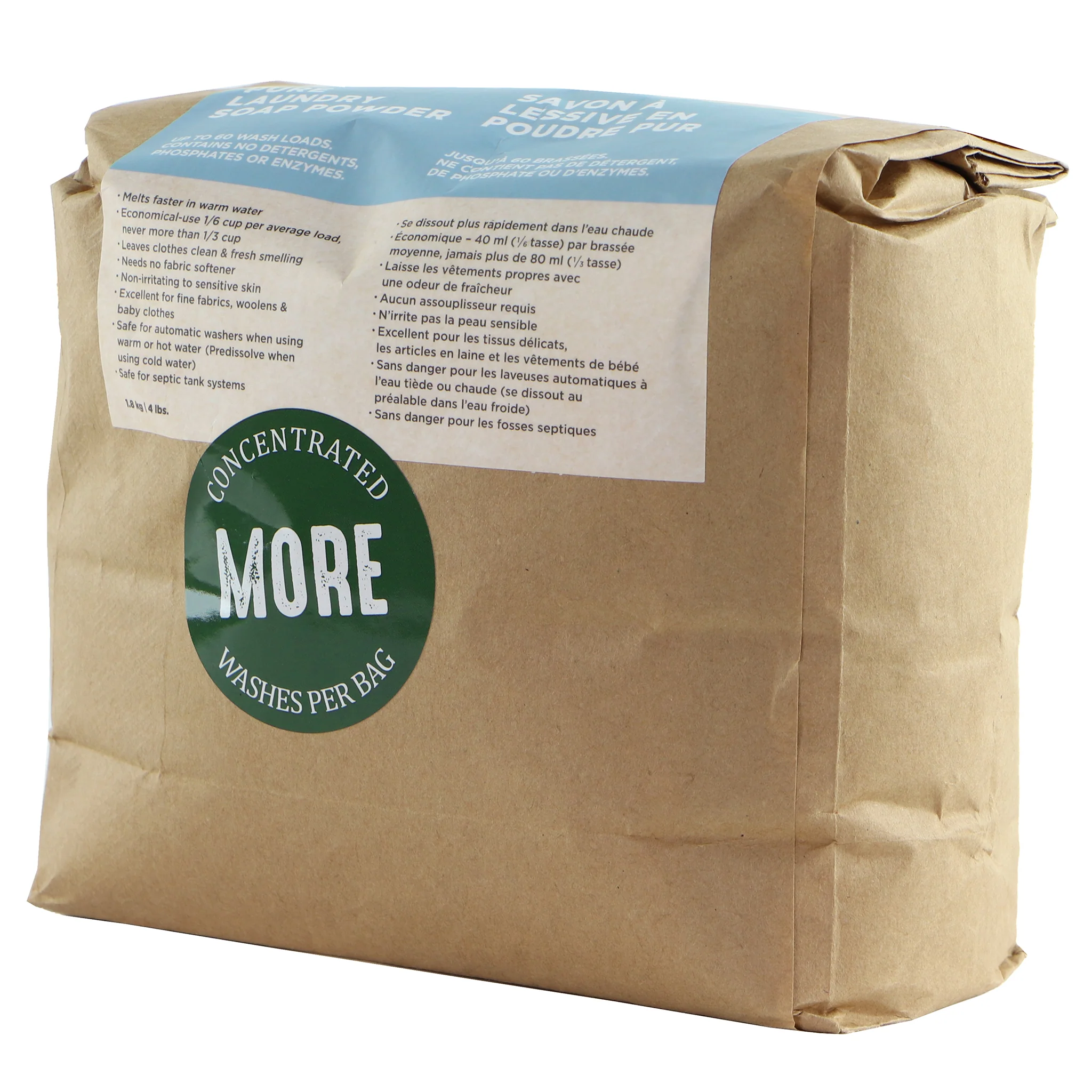 Détergent À Lessive Naturel Et Écologique En Poudre Pure Savon – Image 2