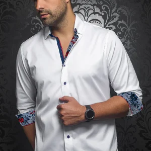 CHEMISE  | MC QUEEN, White / Blue