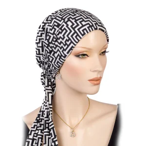 Foulard Cancer Avec Motifs L'Amour Du Bambou