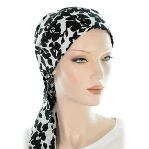 Foulard Cancer En Coton À Fleurs Imprimées Le Jardin Fleuri