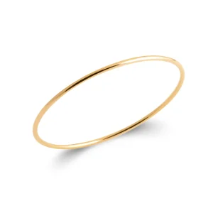 Bracelet jonc simple plaqué or