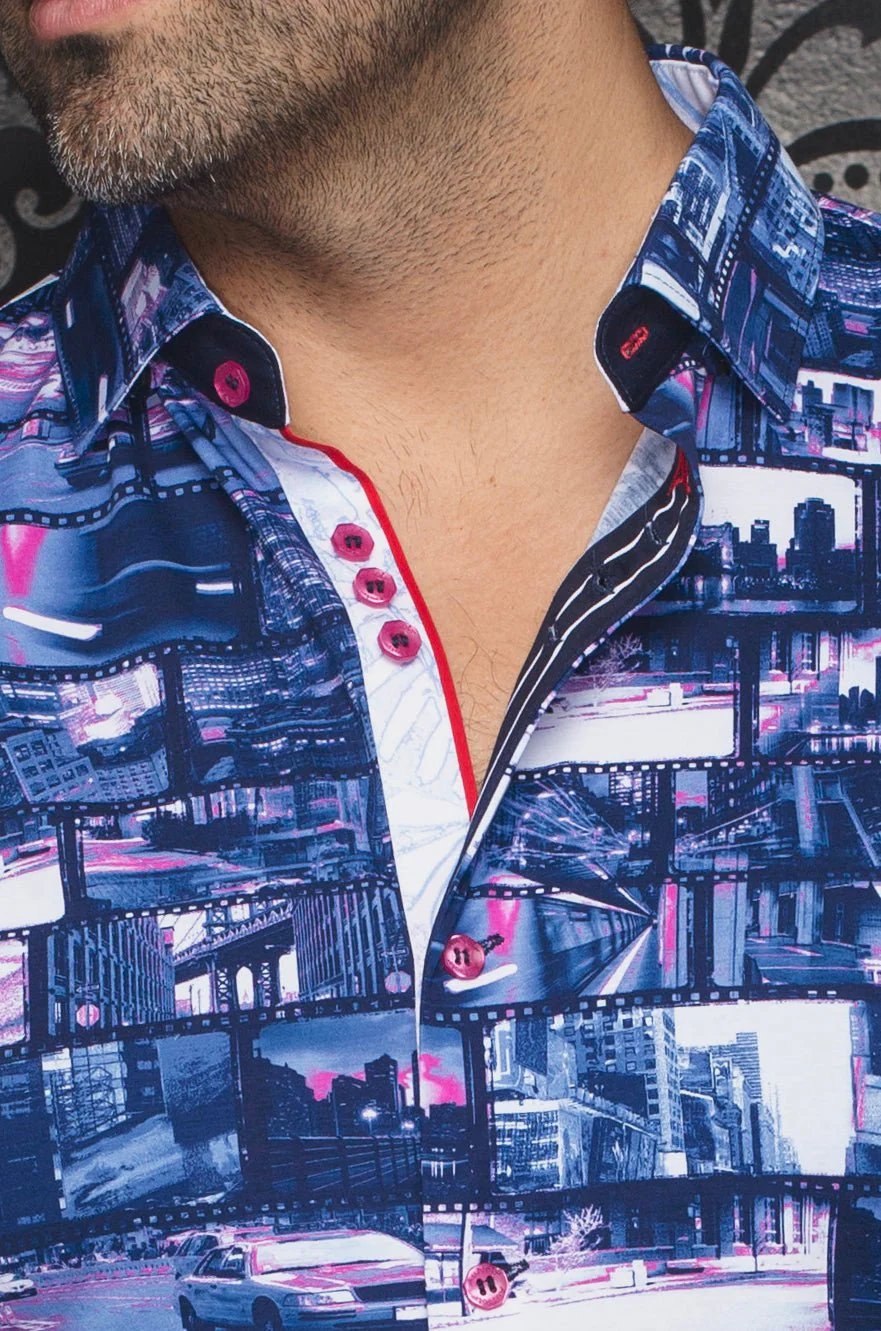 MANCHES COURTES EXTENSIBLE | MEDFORD, Navy – Image 2