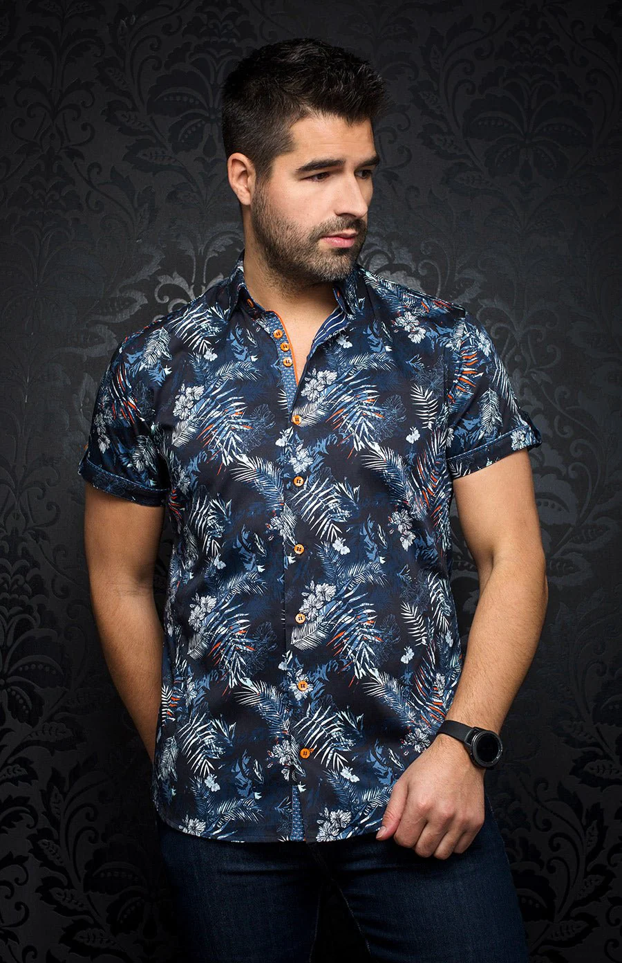 Manches Courtes | MELLONI, Navy