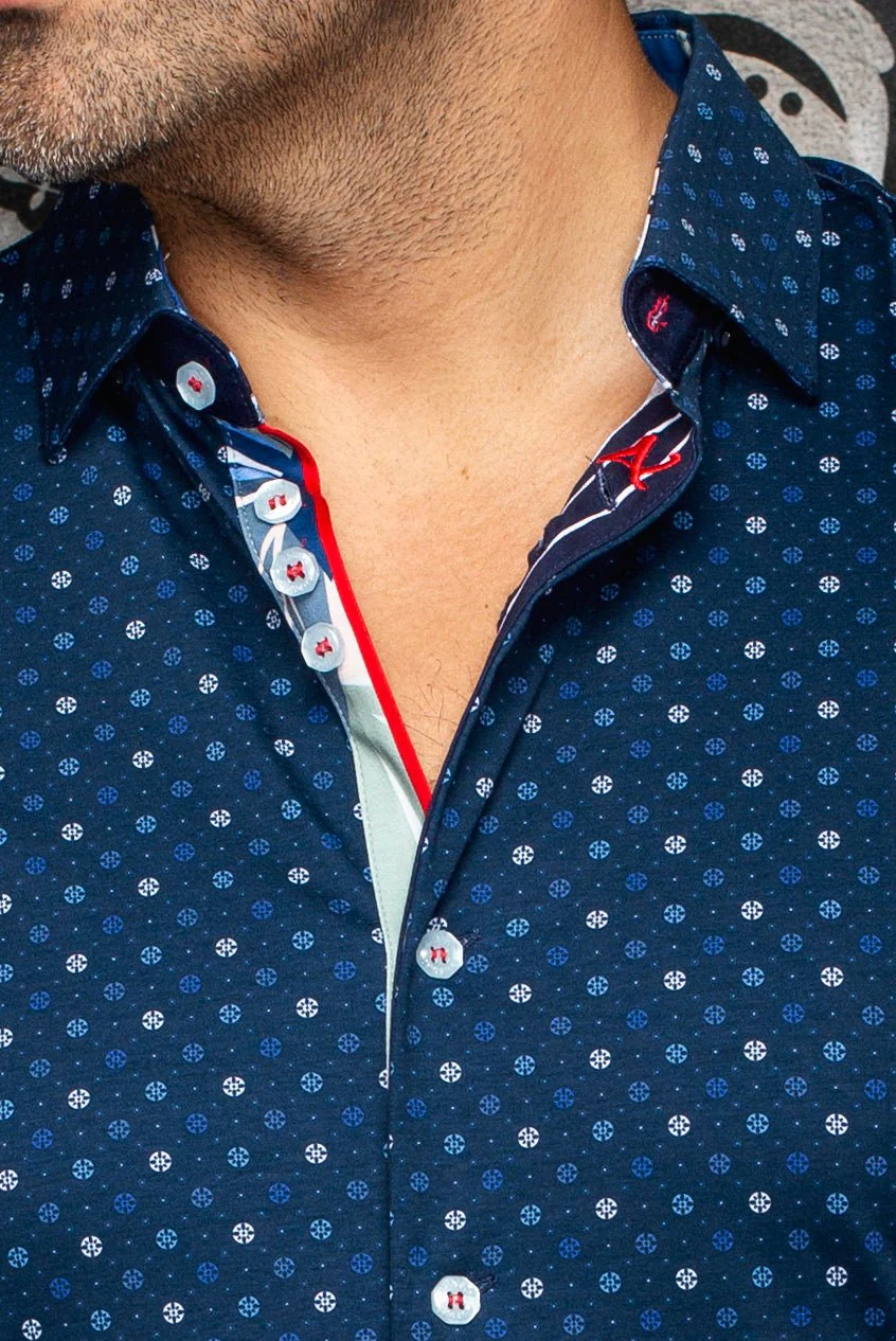 MANCHES COURTES EXTENSIBLE | PATMOS, Navy – Image 2