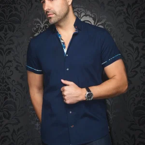 Manches Courtes | FAJARDO, Navy