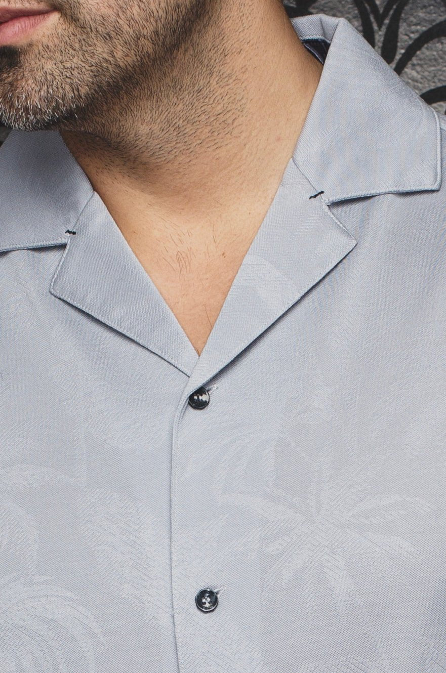 Manches Courtes Flat Collar | BRAHEA, Light Grey – Image 2