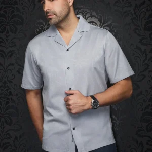 Manches Courtes Flat Collar | BRAHEA, Light Grey