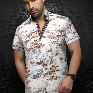 Manches Courtes | SUAREZ, White Beige