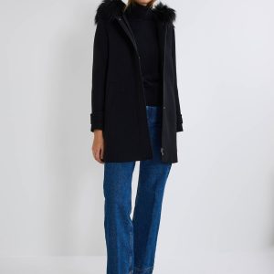 manteau a capuche femme
