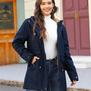 manteau a capuche femme