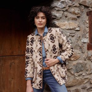 manteau bouclette femme